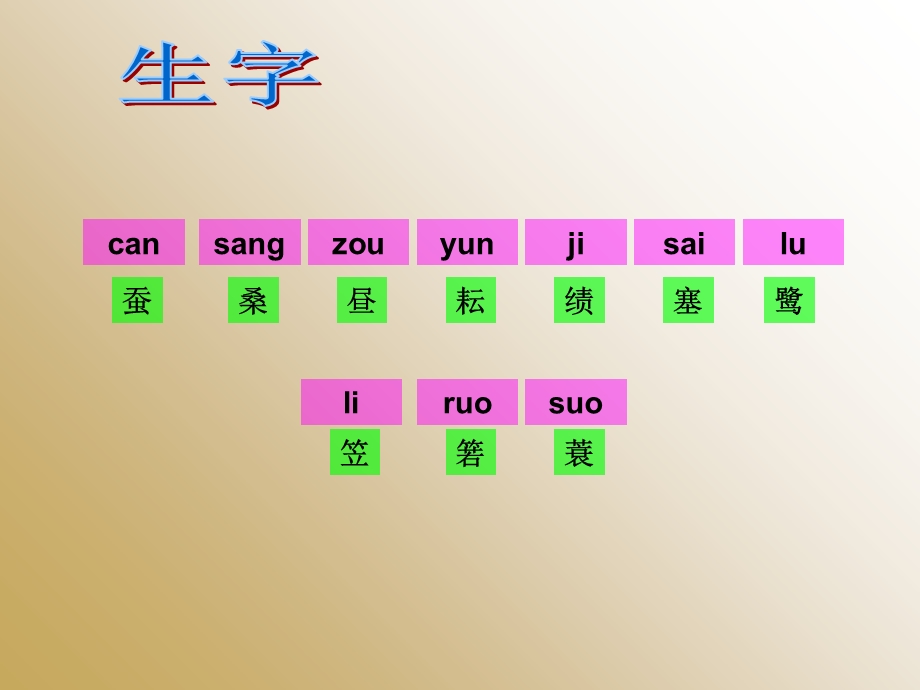 人教版四年级下册23.《古诗词三首》字词闯关课件.ppt_第1页