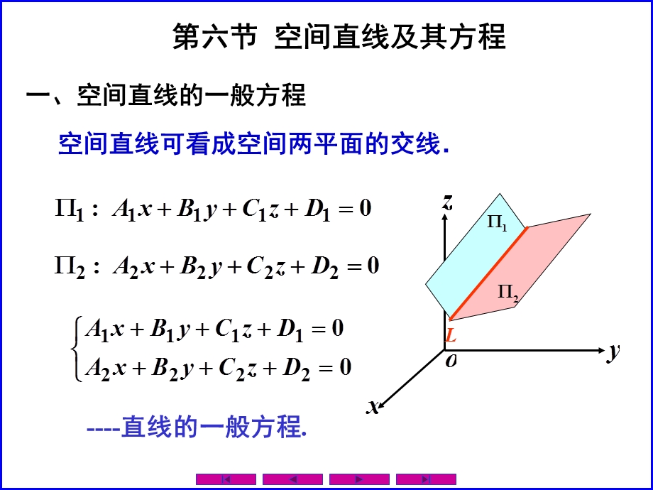 0706空间直线及其方程.ppt_第1页