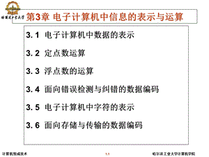 计算机中信息的表示与运算.ppt