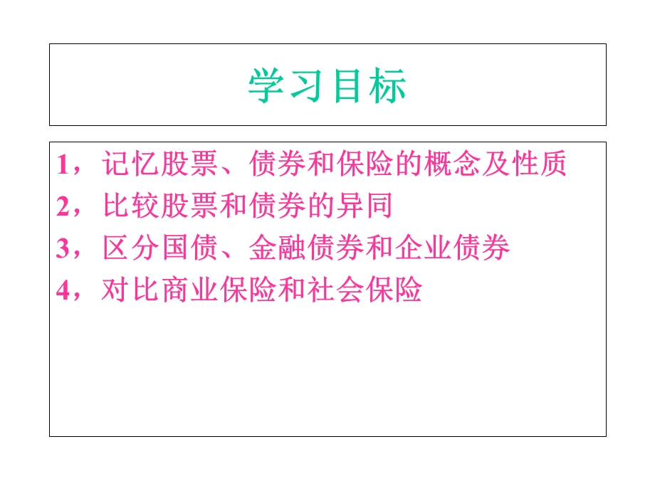 经济生活第六课：股票、债券和保险.ppt_第2页