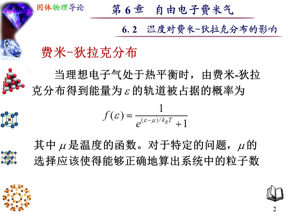 6.2温度对费米狄拉克分布的影响.ppt_第2页