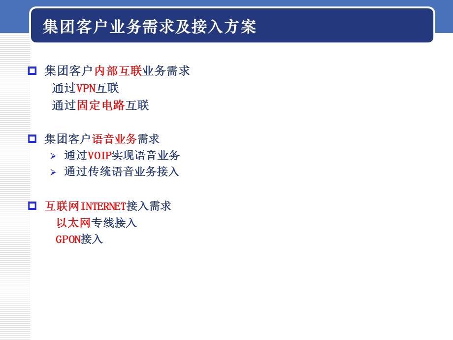 集团客户业务接入方案及互联网业务知识.ppt_第2页