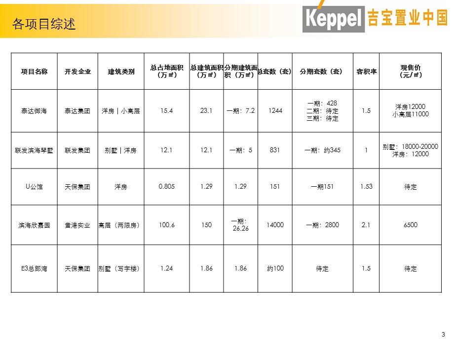 滨海新区北塘片区市场板块项目细分42p.ppt_第3页