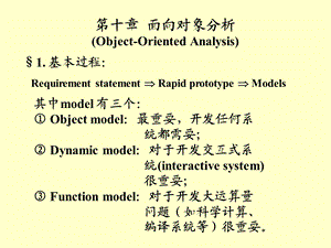 软件工程ppt课件第10章面向对象分析.ppt