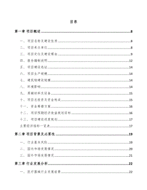 大连一次性医疗器械耗材项目可行性研究报告.docx