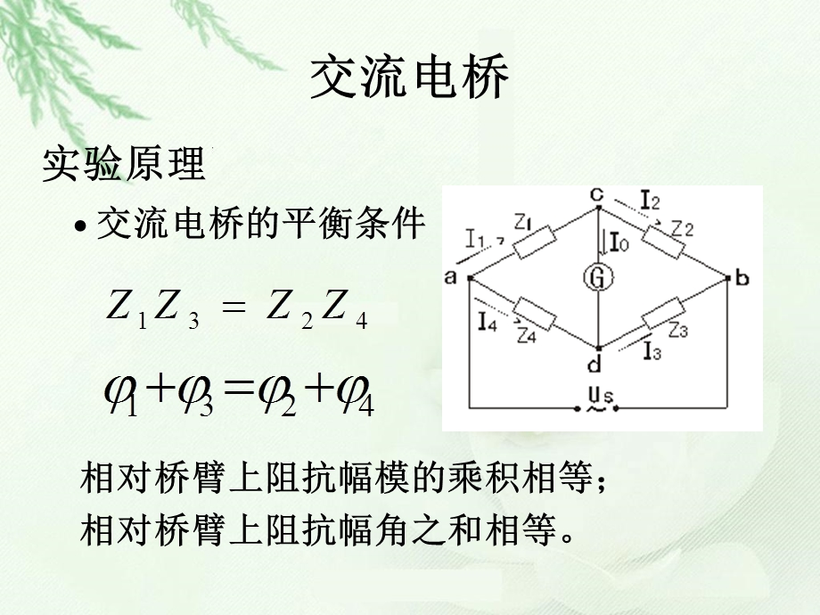 交流电桥和声速测量-王静.ppt_第2页