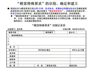 顾客特殊要求识别和建立.ppt