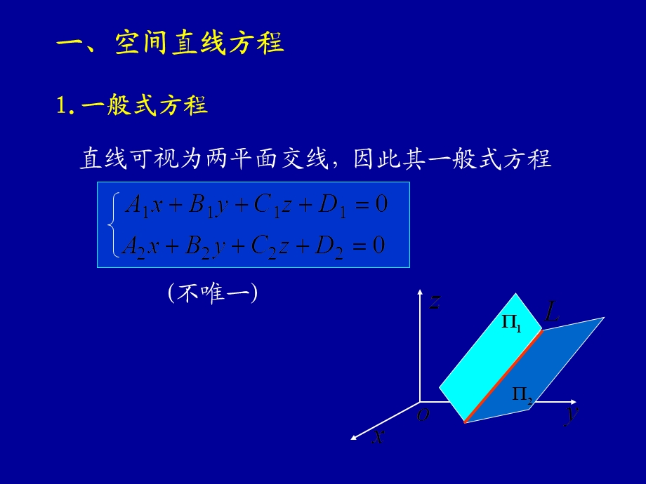 高等数学(同济版)第六节空间直线及其方程.ppt_第2页