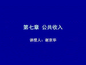 《公共收入》课件.ppt