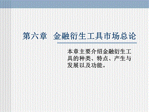 金融市场学经典课件第六章-金融衍生工具市场.ppt