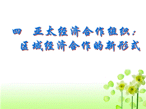 5.4亚洲经济合作组织：区域经济合作的新形式.ppt