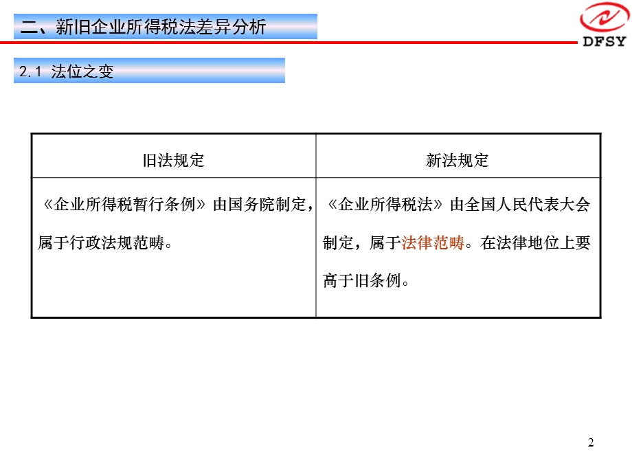 《企业所得税法》解读(新旧法的差异).ppt_第2页