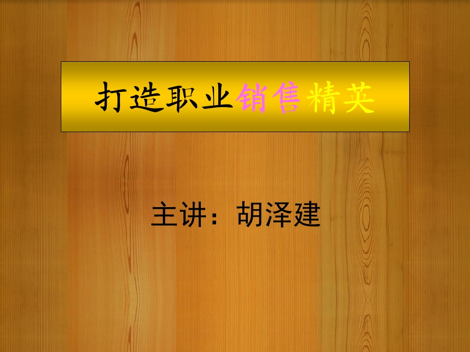 销售精英的训练.ppt_第1页