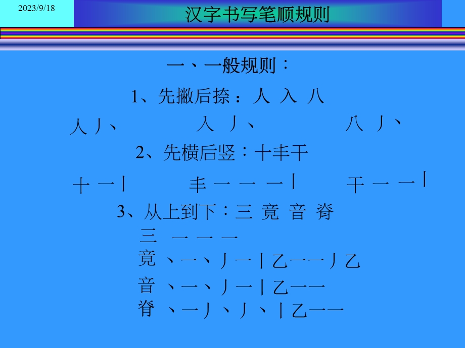 汉字书写笔顺规则.ppt_第3页