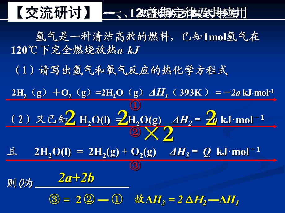 《化学反应原理》第一章化学反应与能量单元复习.ppt_第3页