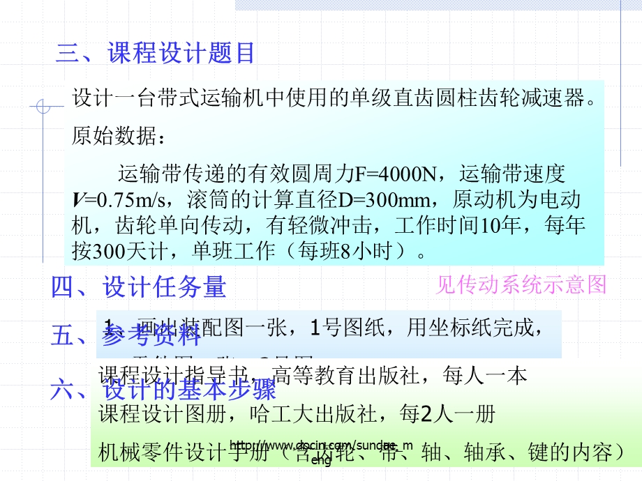 【大学课件】机械设计基础 课程设计.ppt_第2页