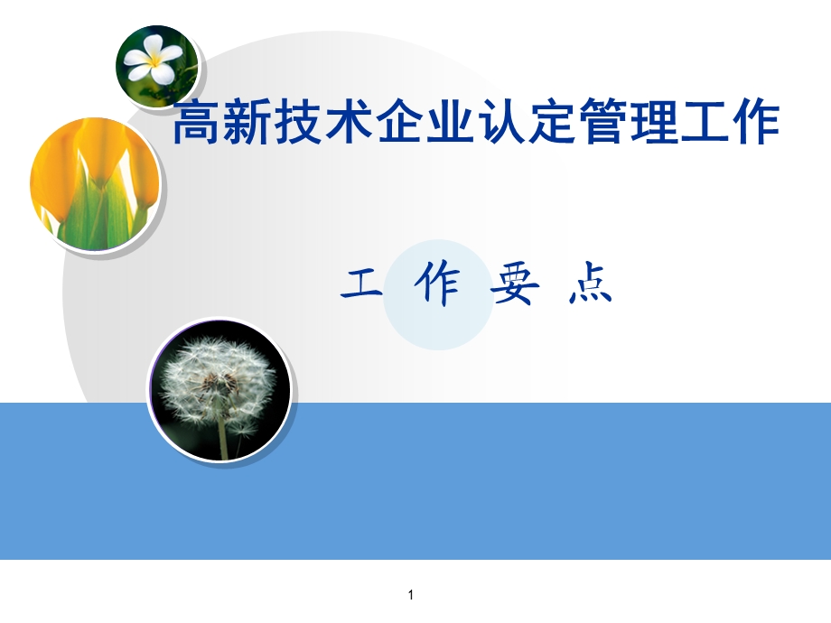 高新技术企业认定管理工作要点.ppt_第1页