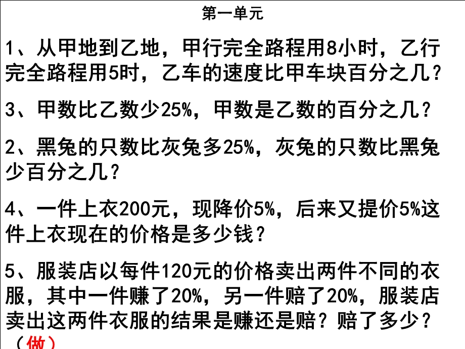 小学六年级导学、练习册错题集.ppt_第1页