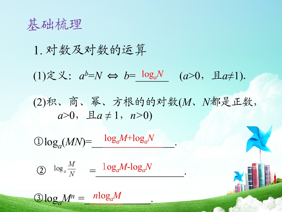 高三数学总复习PPT课件-对数与对数函数复习.ppt_第2页