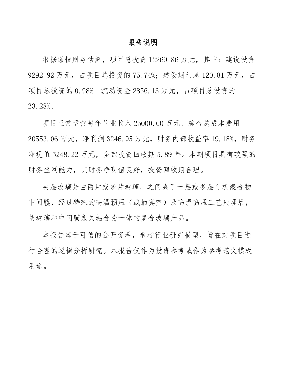 夹层玻璃项目可行性研究报告.docx_第2页