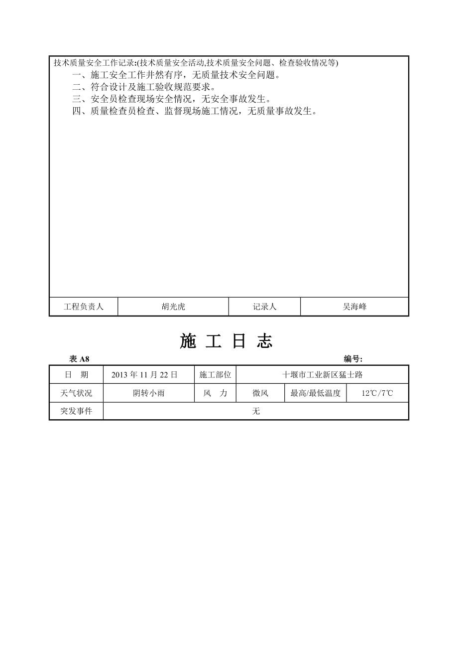 猛士路污水施工日志.doc_第2页