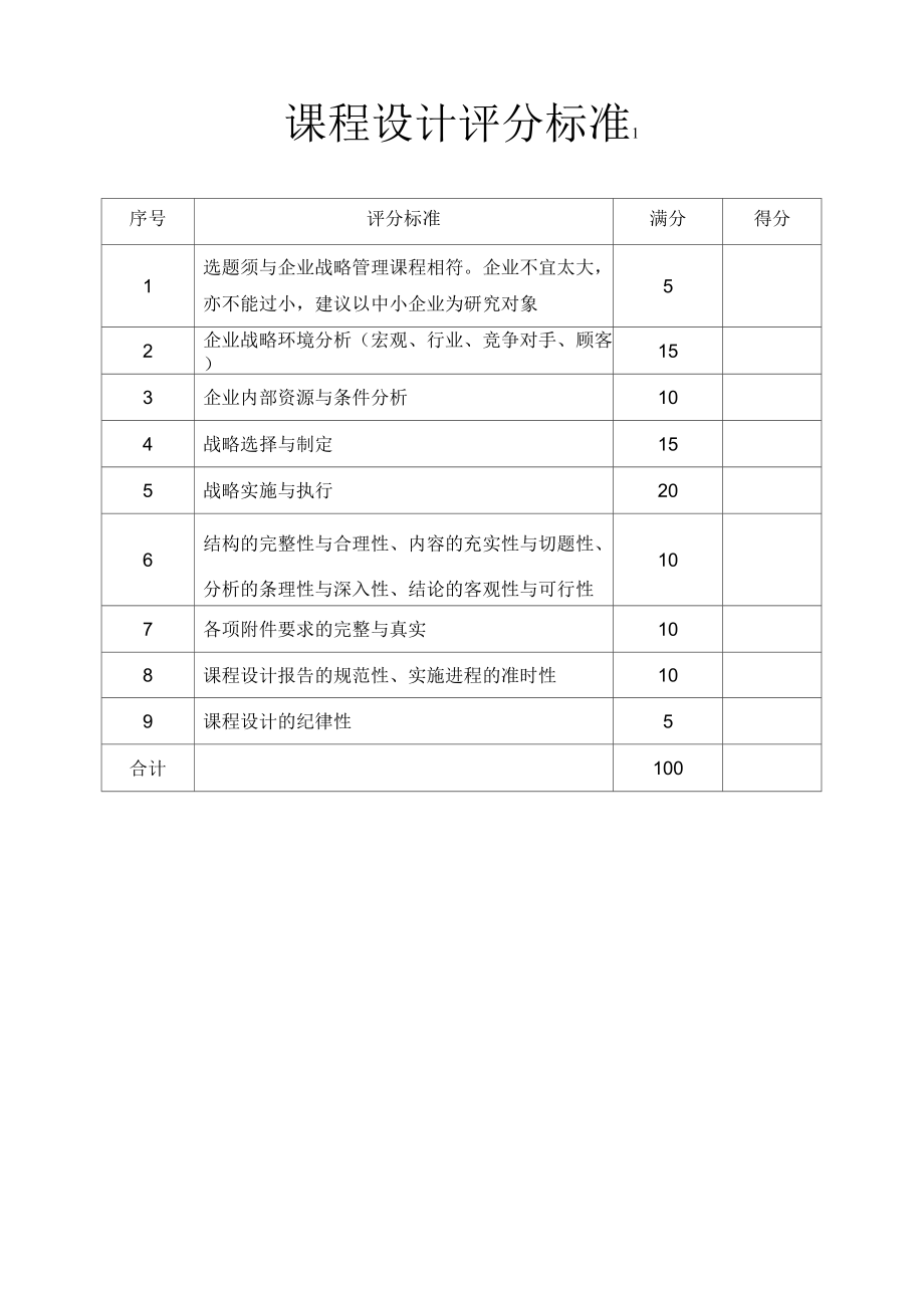 企业战略管理课程设计报告.docx_第2页