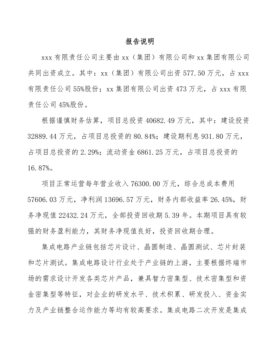 宁德关于成立芯片公司可行性研究报告.docx_第2页