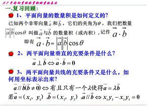 5.7平面向量数量积的坐标表示.ppt