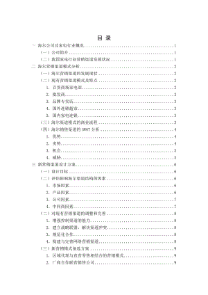 海尔公司销售渠道分析.doc