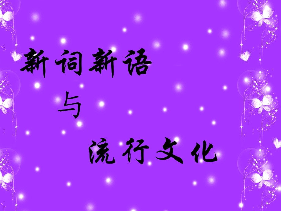 新词新语流行文化.ppt_第2页