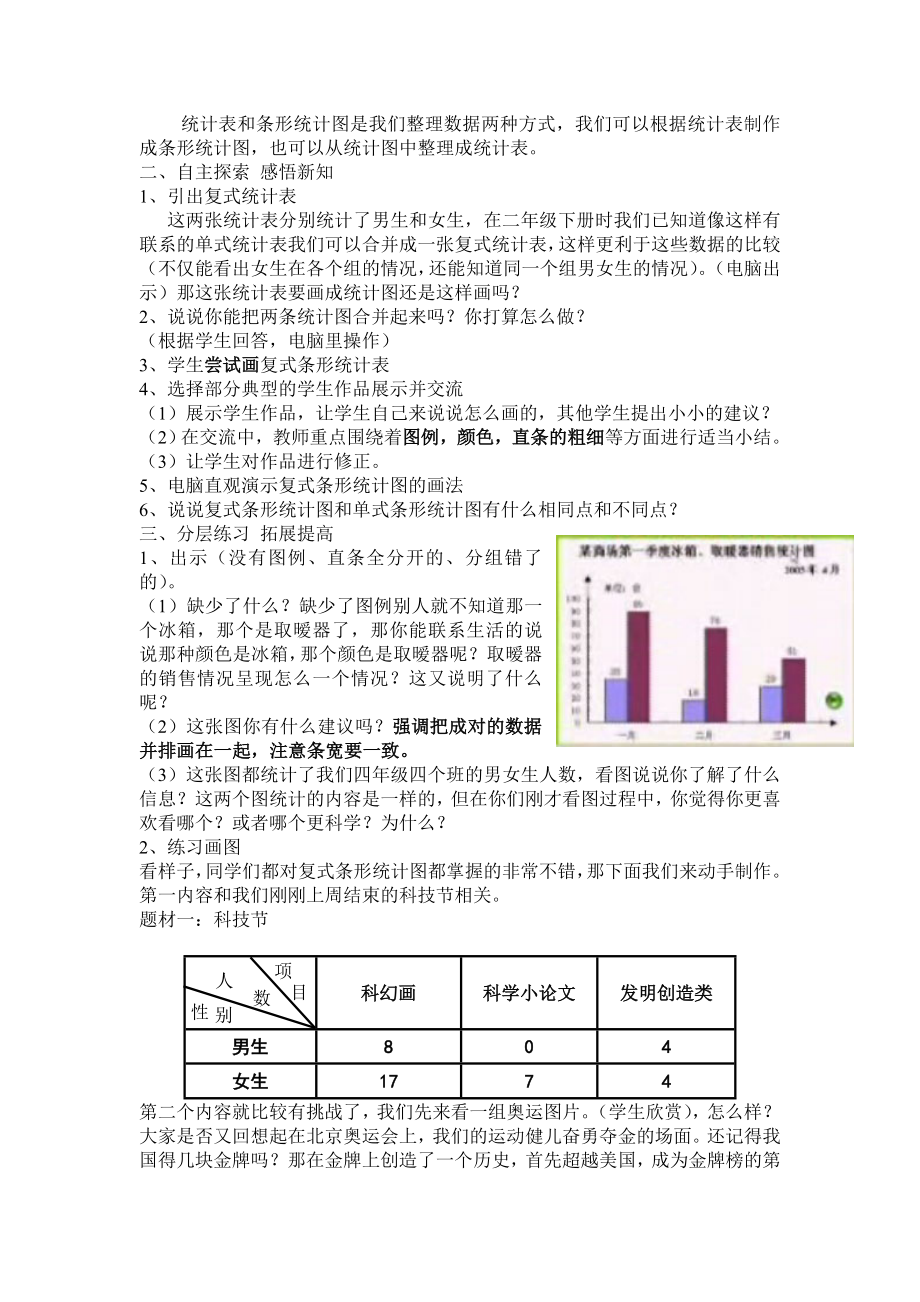 观察报告二《复式条形统计图》有感.doc_第2页