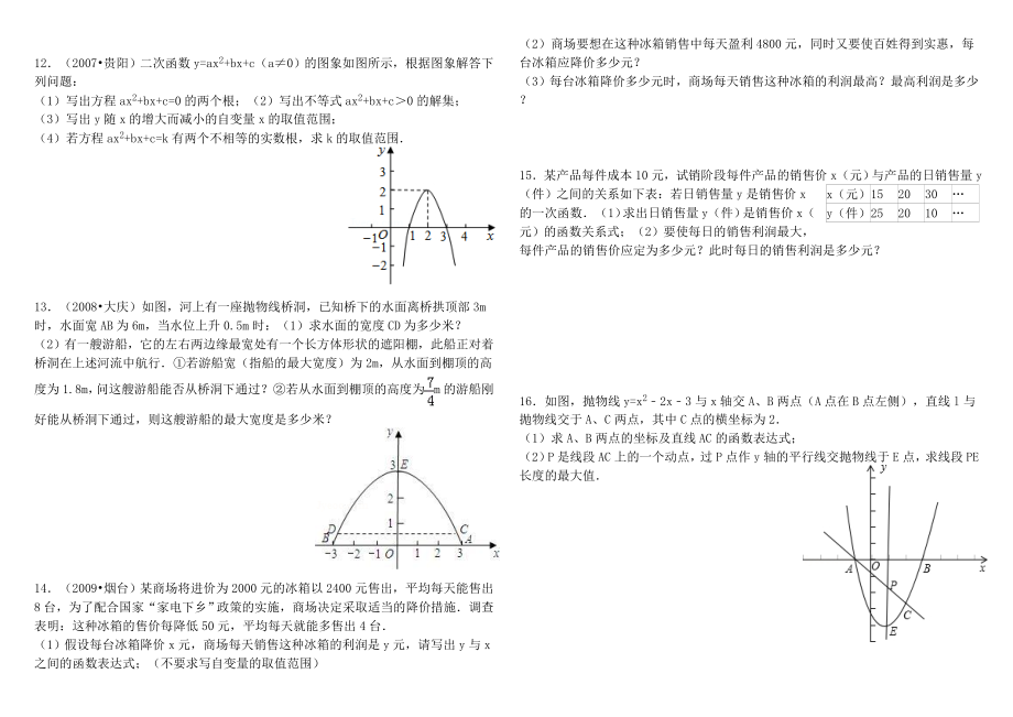 二次函数同步练习2.doc_第2页