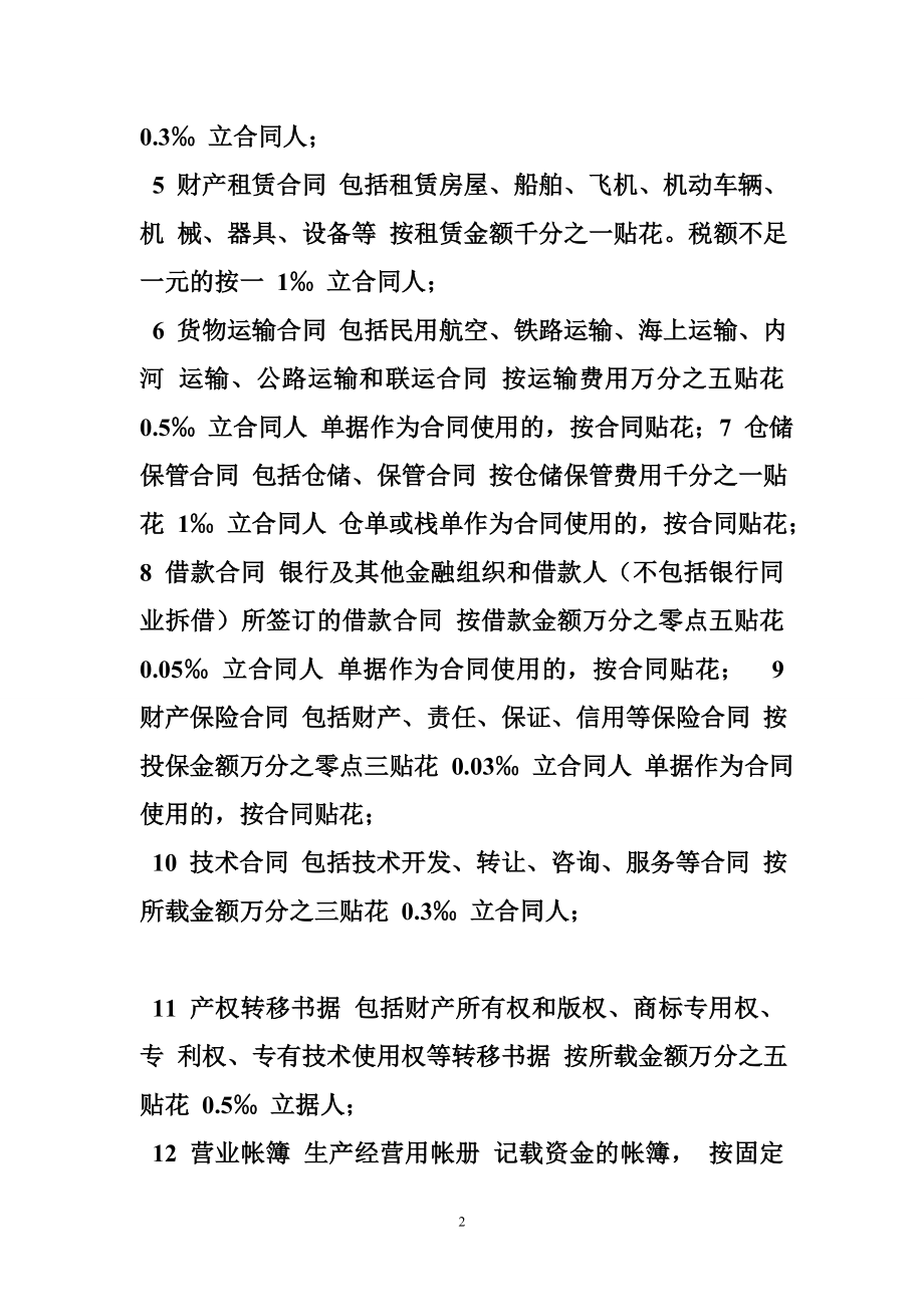 房地产施工合同印花税是按合同金额还是按实际金额.doc_第2页