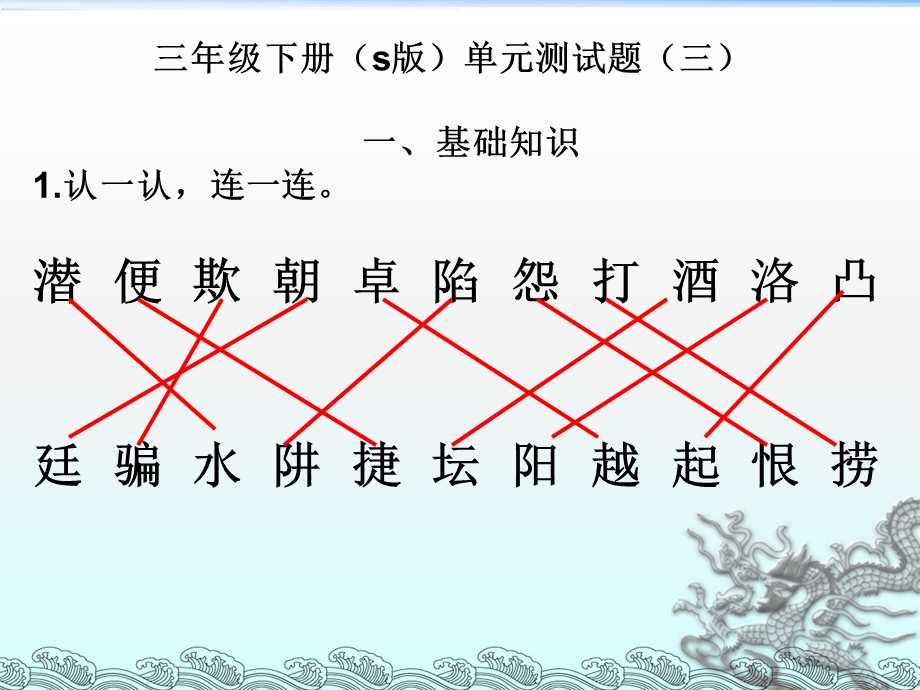 语文s版三年级下册归类复习.ppt_第1页