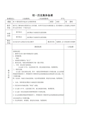 匈奴的兴起及与汉朝的和战.doc