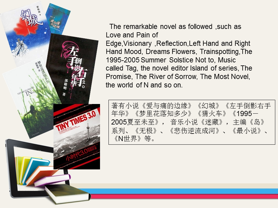 英语presentationMyfavoritewriter.ppt_第3页