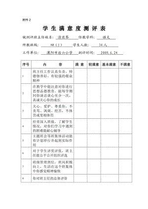 学生满意度测评表-.doc