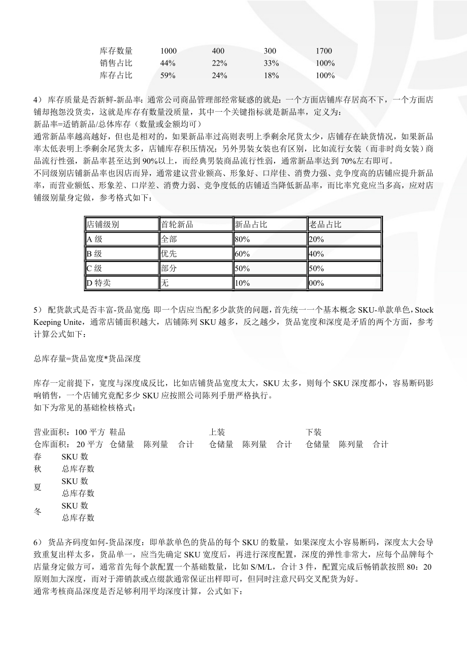 连锁企业服装店物流配货七大指标：中国连锁企业门户网.doc_第2页