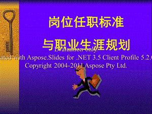 岗位任职标准与业职生涯规划.ppt