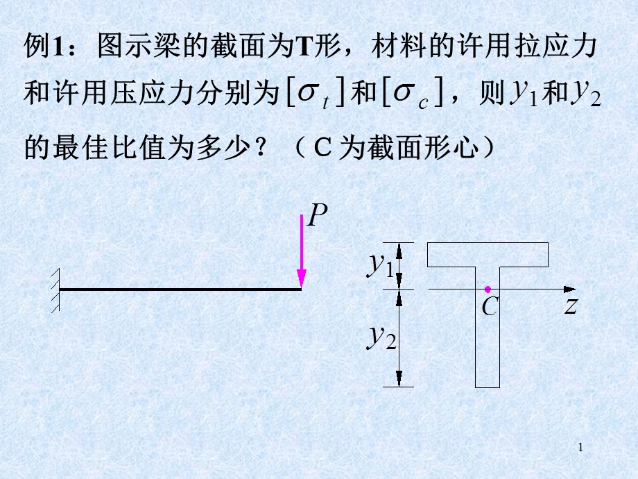 材料力学课件(路桥)第7章弯曲应力习题.ppt_第1页