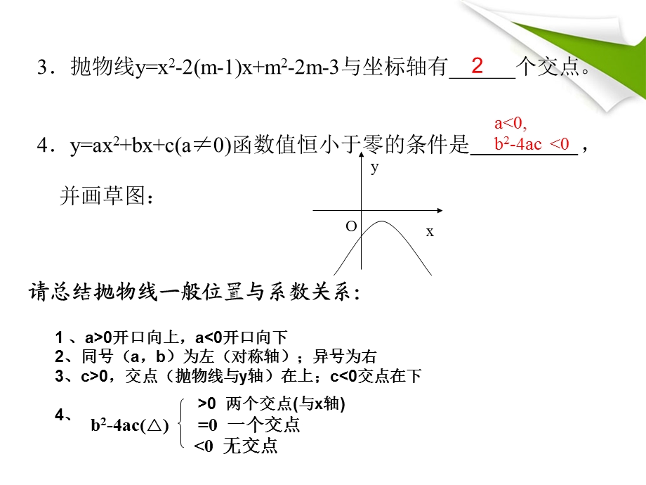 二次函数图像位置与系数的关系探究.ppt_第3页