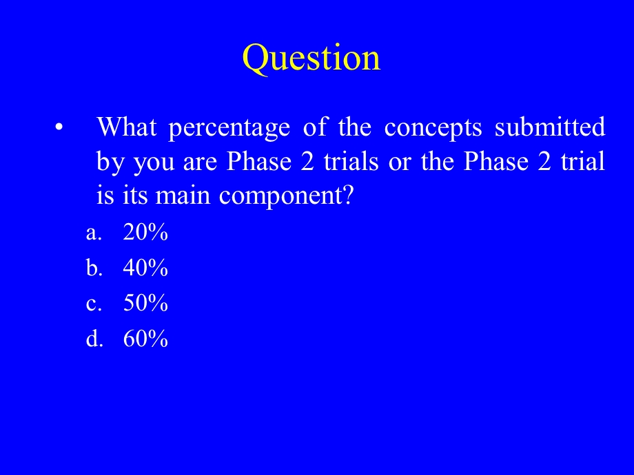 最新：Phase II TrialsMethods in Clinical Cancer ResearchII期试验方法在临床癌症的研究文档资料.ppt_第1页