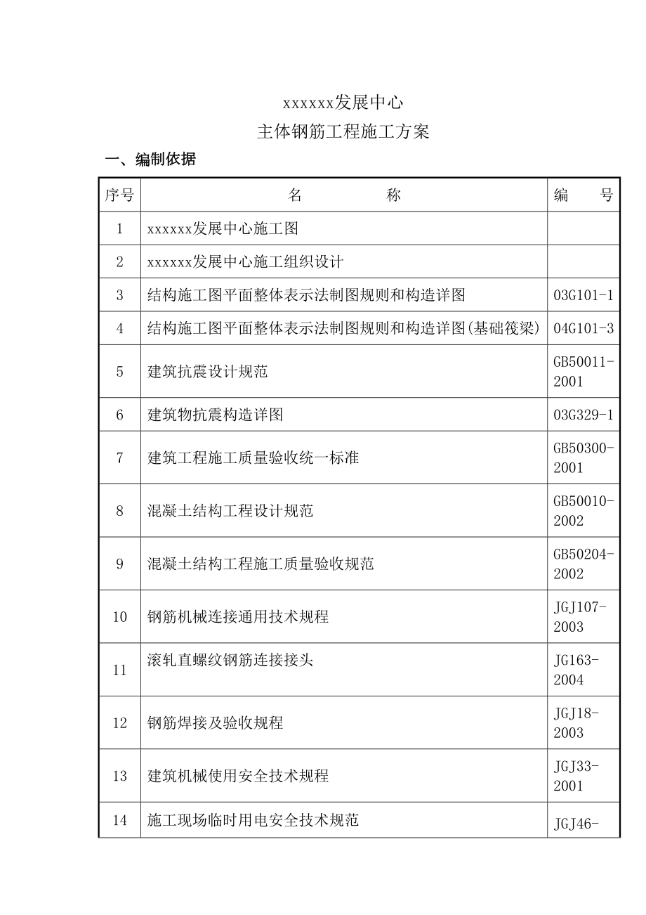 ([北京]办公楼主体结构钢筋施工方案(直螺纹连接))_(DOC 28页).doc_第2页