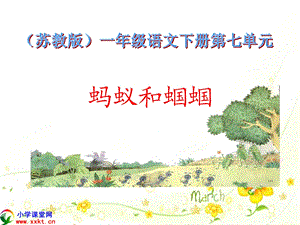 一年级语文下册《蚂蚁和蝈蝈》.ppt