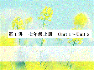 七年级上册UNIT1--5复习.ppt