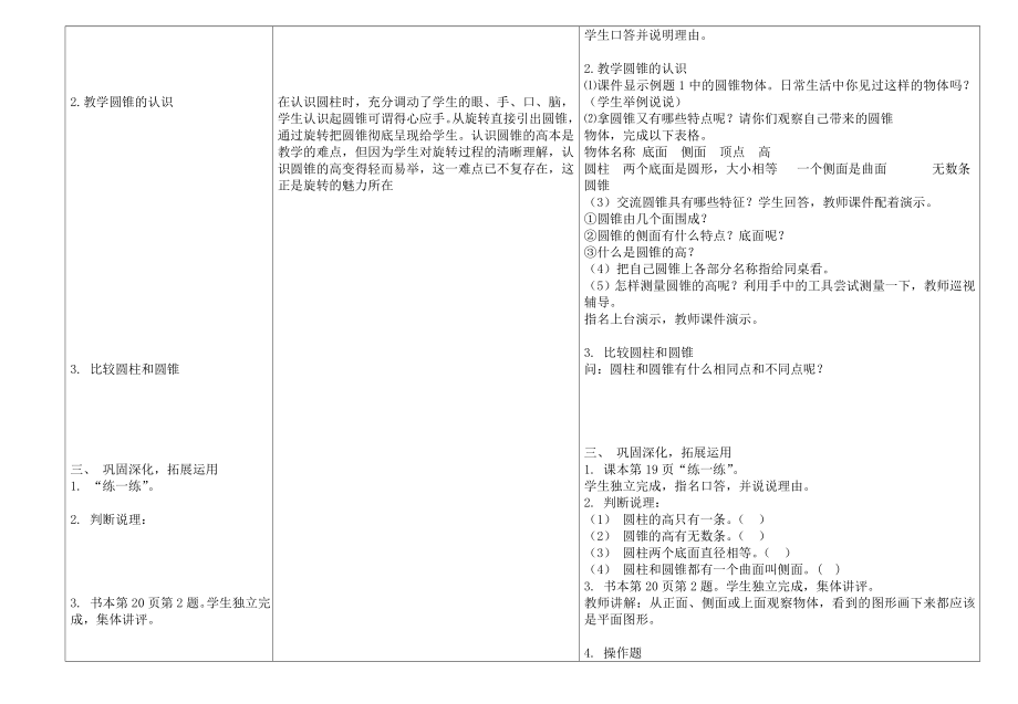 最新31圆柱圆锥的认识名师精心制作资料.doc_第3页