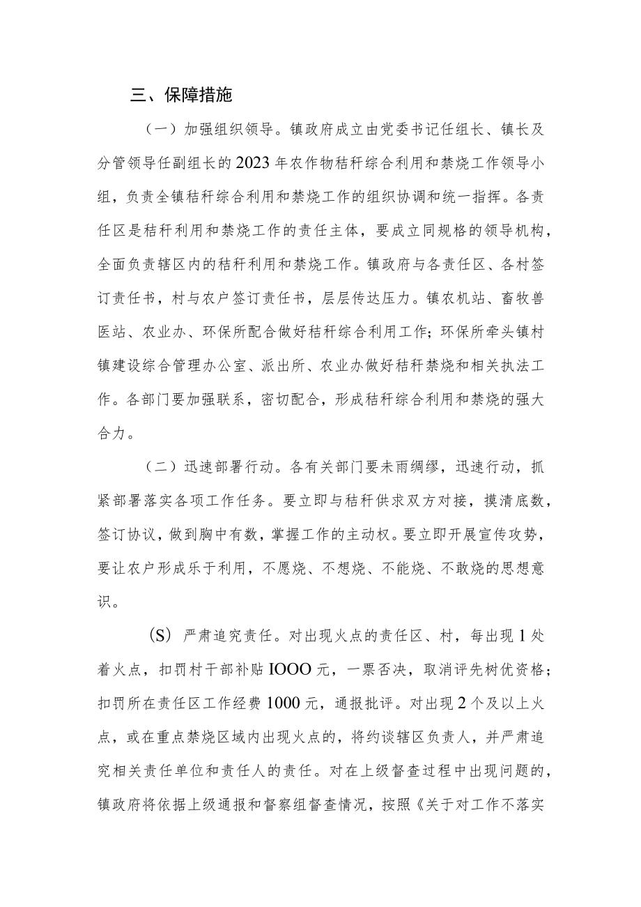 关于2023年农作物秸秆综合利用和禁烧工作的实施方案.docx_第3页