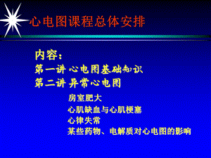 临床研究生心电图诊断学(06版上)文档资料.ppt