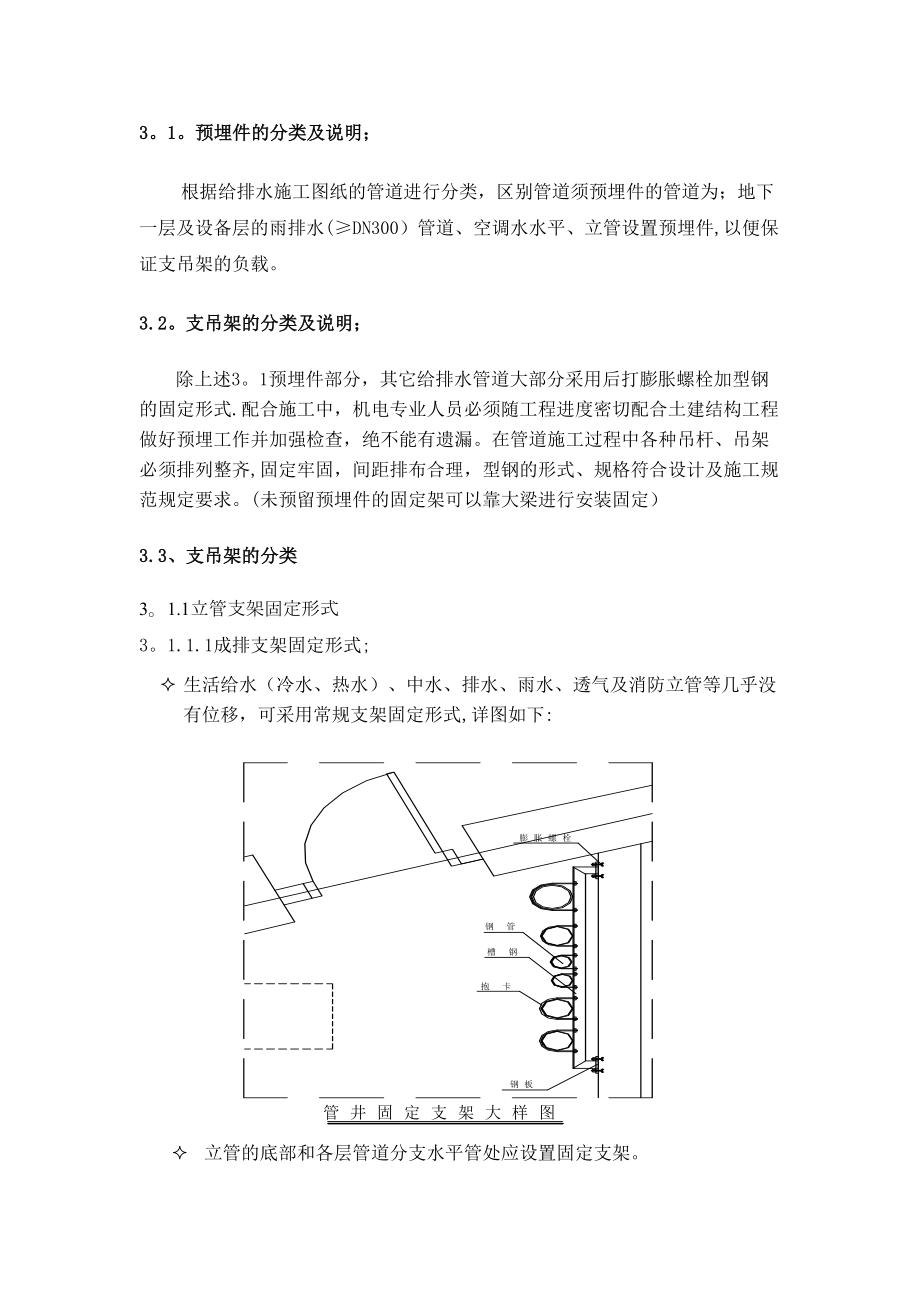 (SOHO六期)管道支架及吊架施工方案.doc_第3页