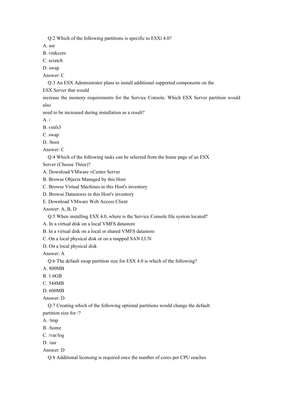 [IT认证]vmwarevcpvap认证工程师考题库.doc_第2页